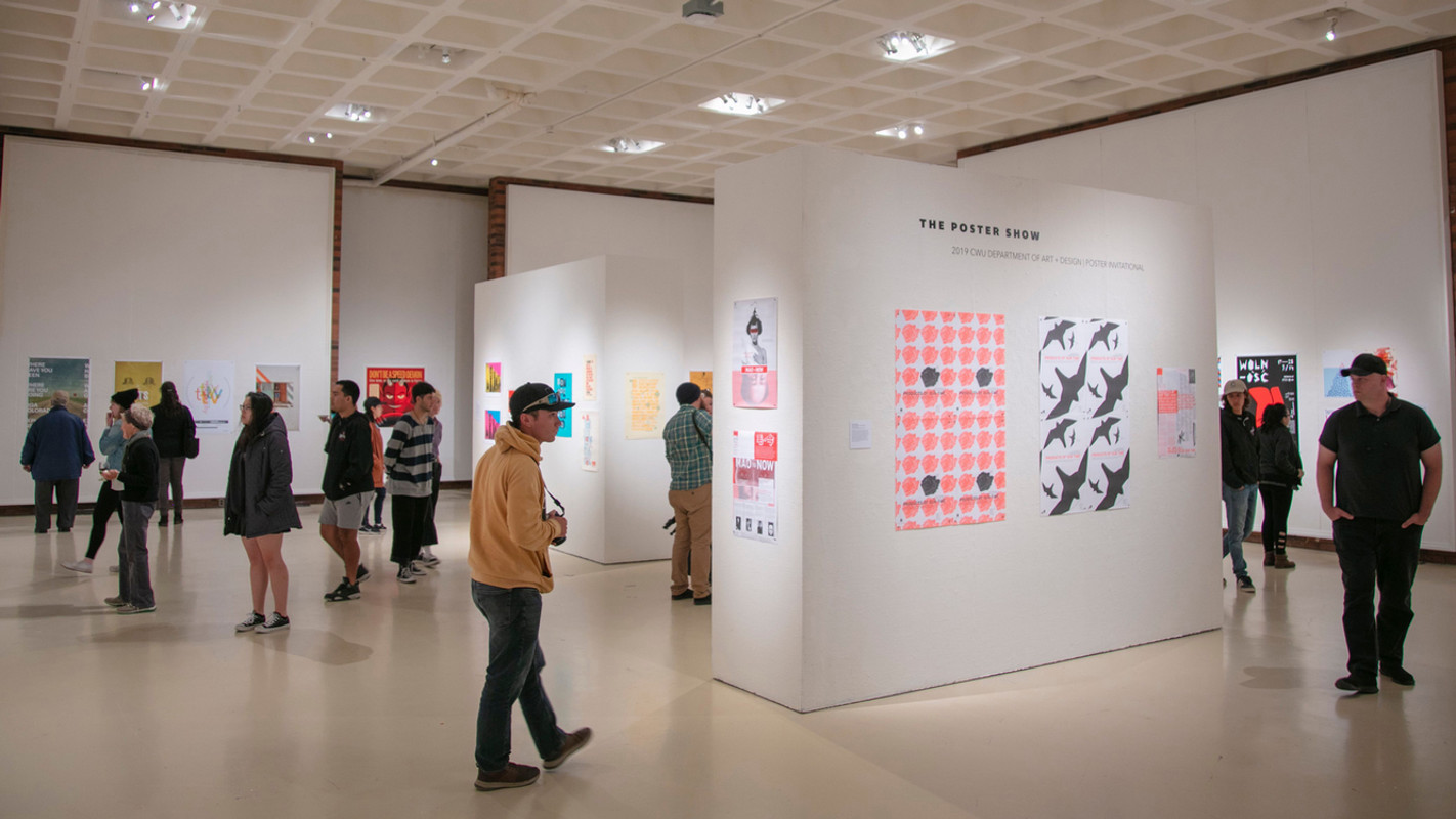 Central Washington University Art + Design stock images.