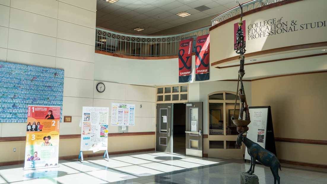 Enticing interior image of Central Washington University.