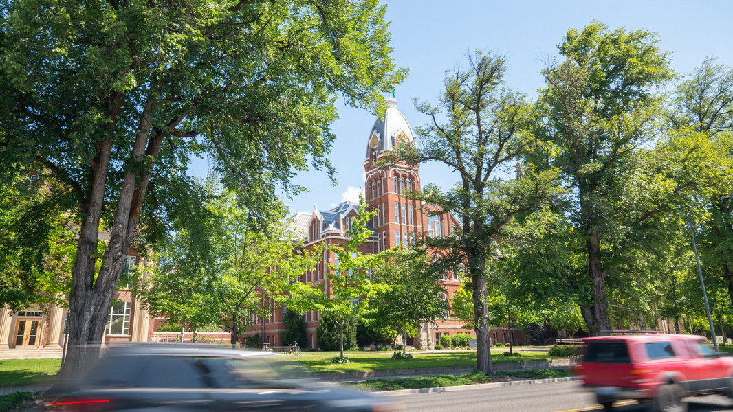 Amazing image of Barge Hall at Central Washington University.