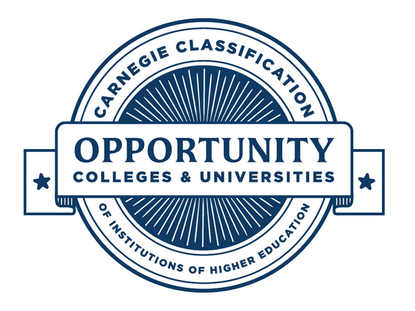 Opportunity College and University Carnegie designation seal