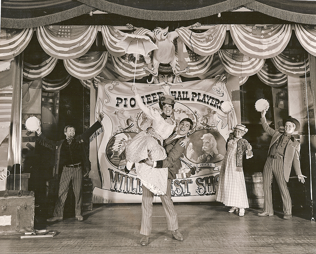 The original cast of the “Hoop-Dee-Doo Musical Revue,” one of CWU alum Ted King’s favorite creative endeavors during his five-decade career in the entertainment industry. 