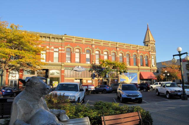 A picture of downtown Ellensburg