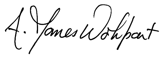 President Wohlpart's Signature