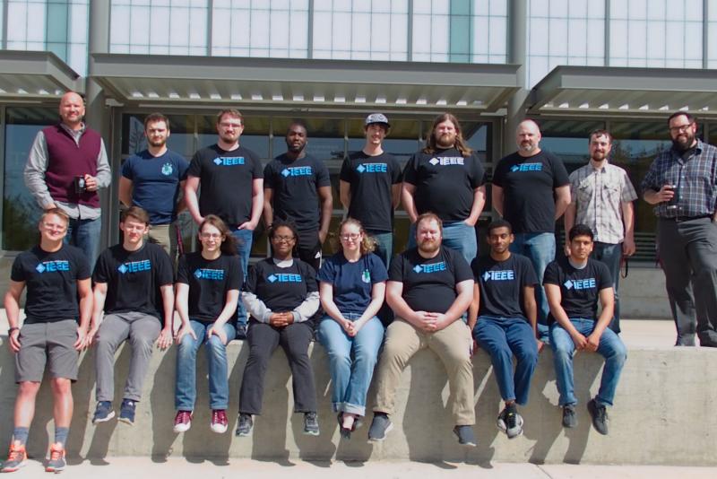 Group photo of IEEE members.