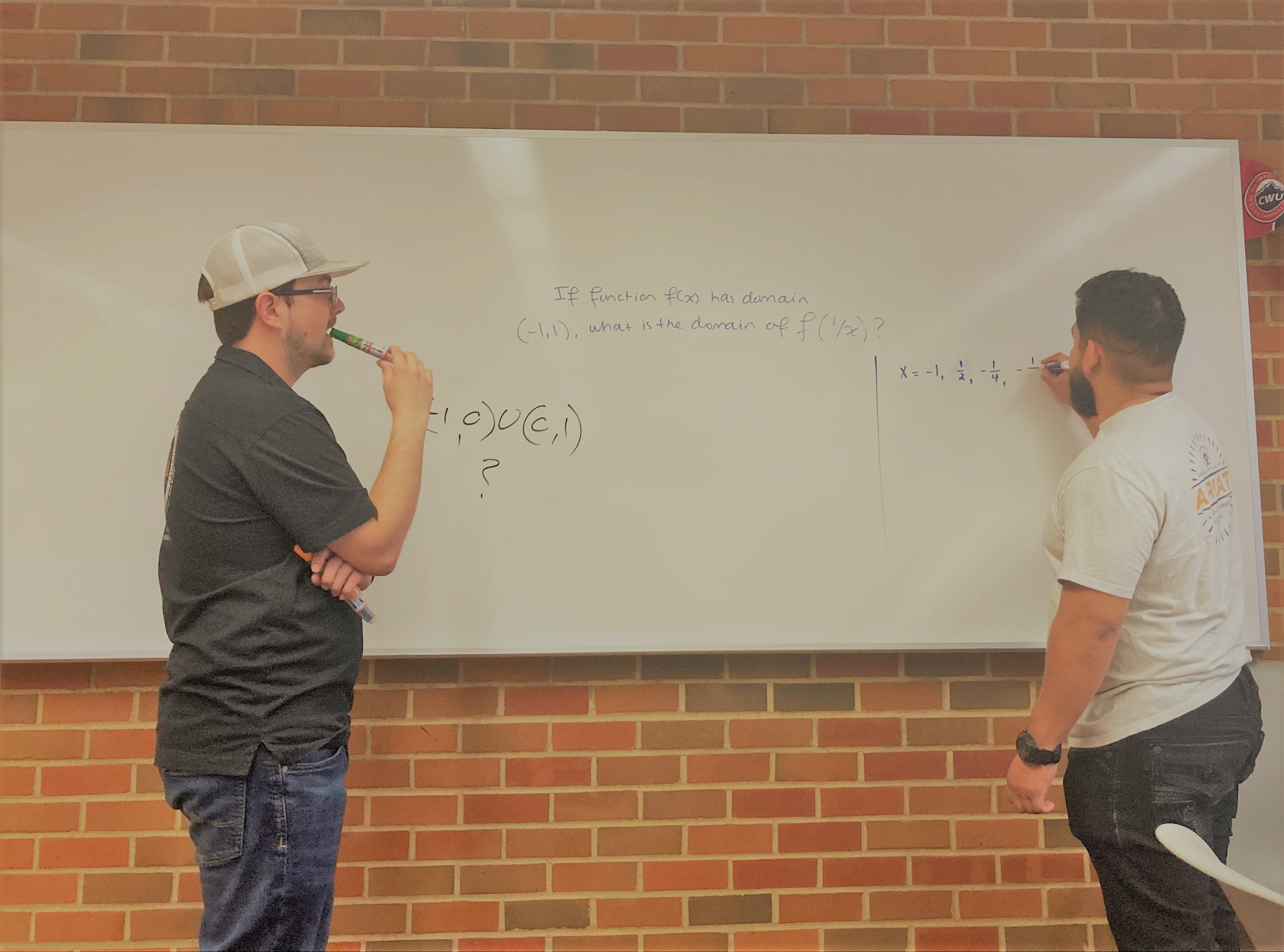 Two math tutors