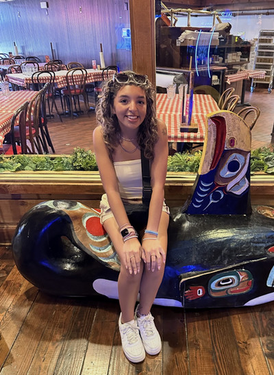 A photo of the student employee, Gabby