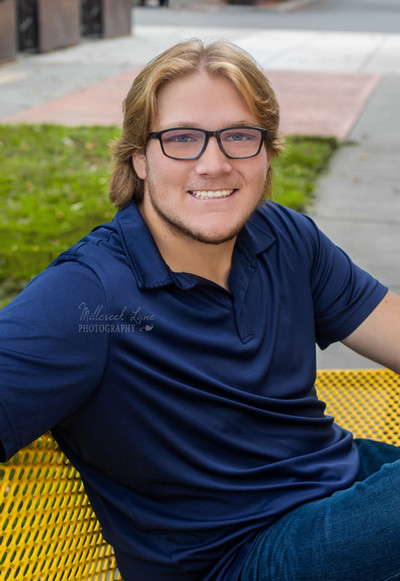 A photo of the student employee, Gavin