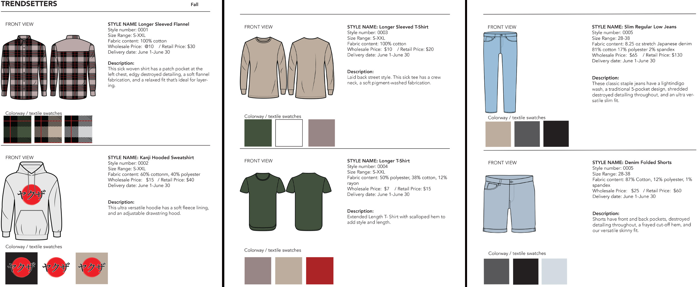 Line Sheets