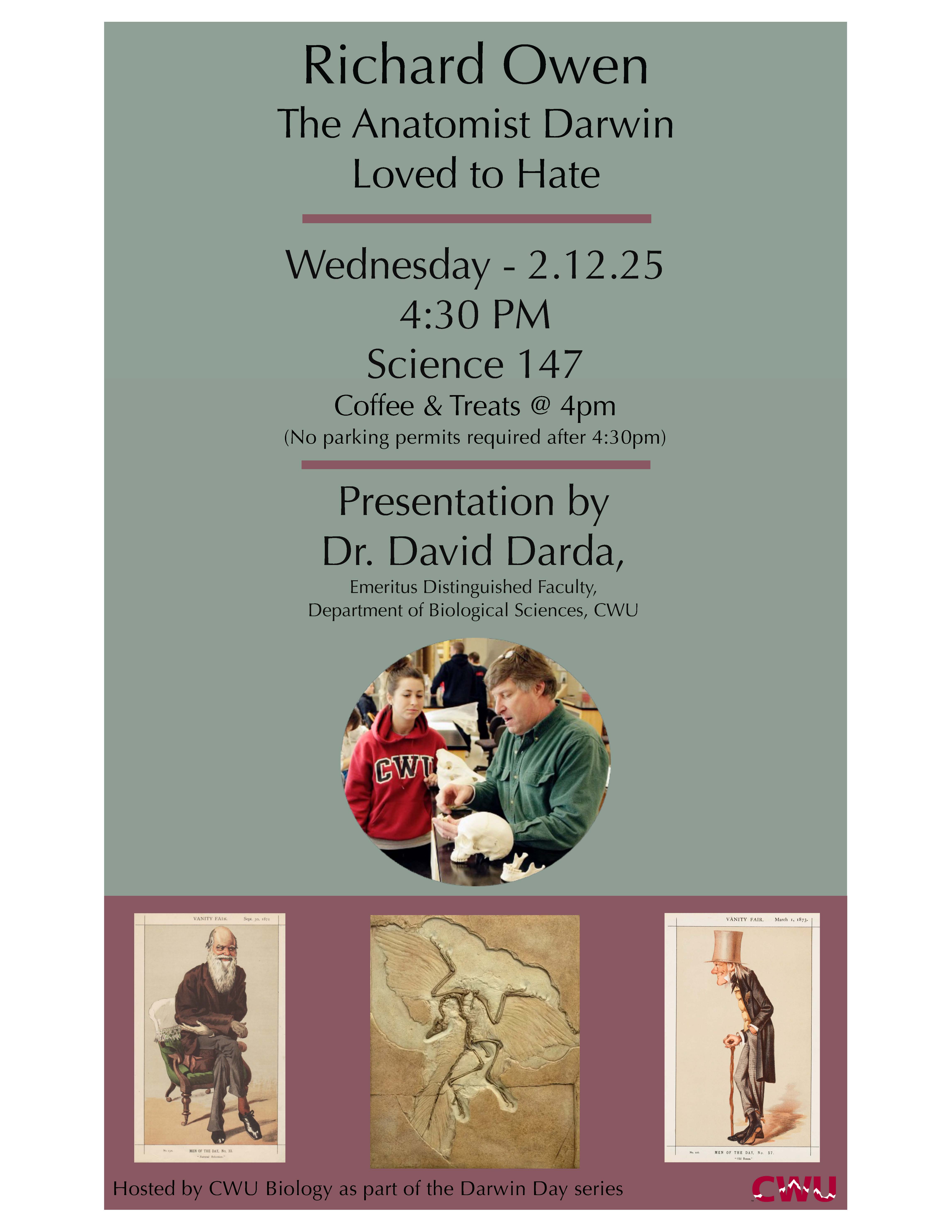 2025 Darwin Day Presentation Flyer