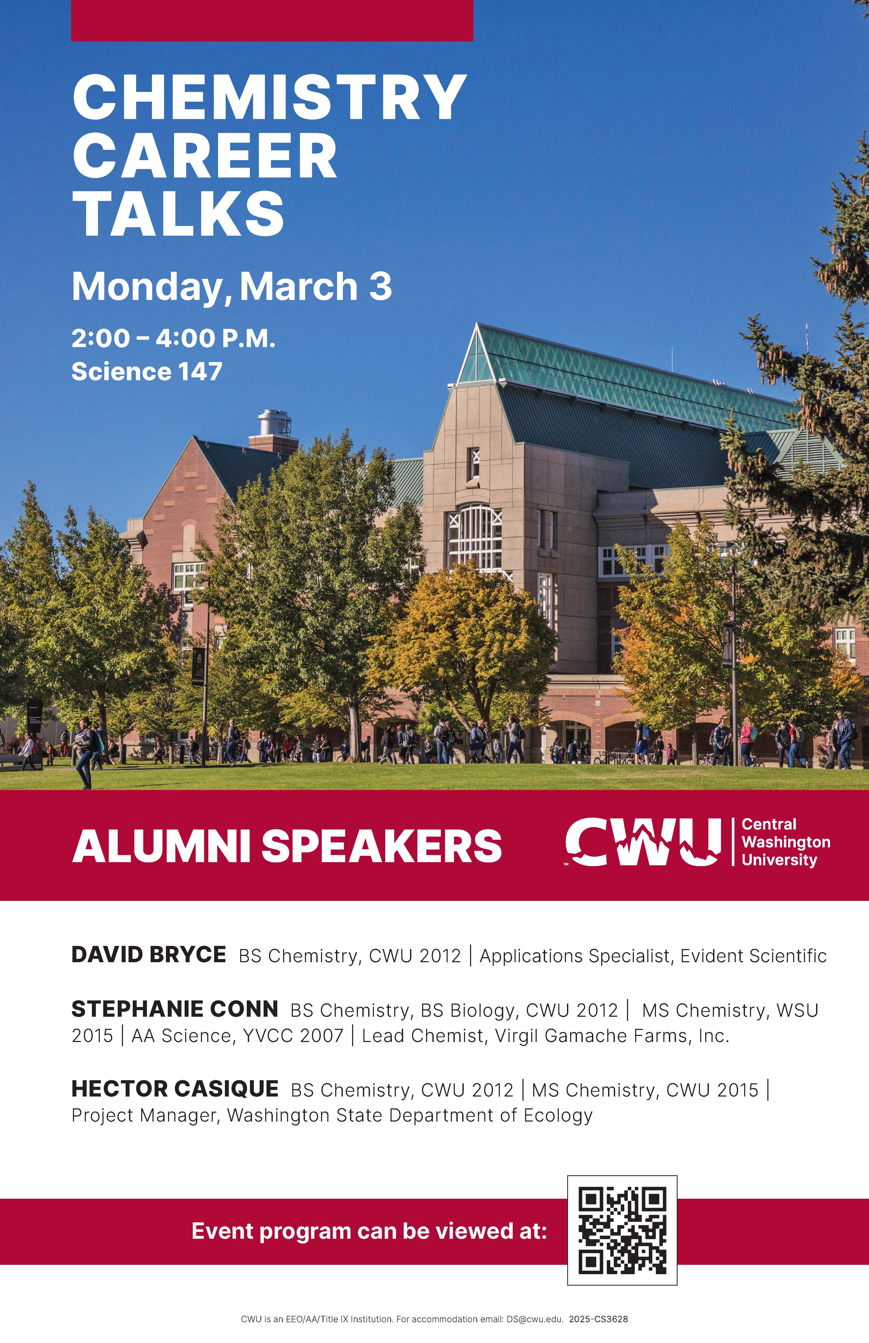 2025 Chemistry Career Talks seminar