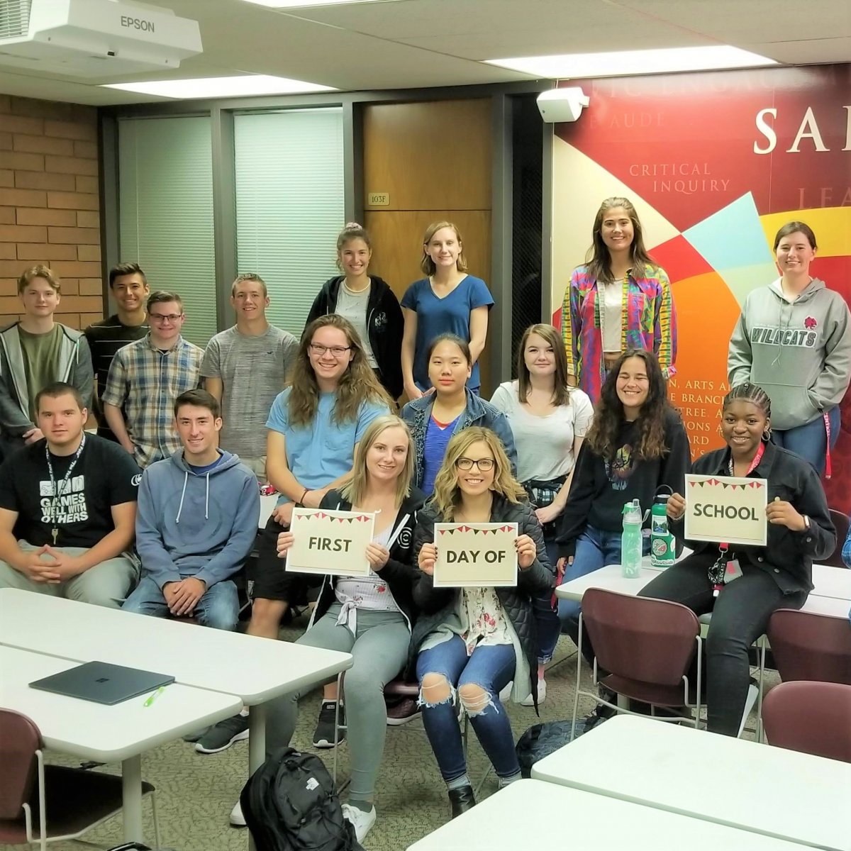 Picture of Douglas Honors college students