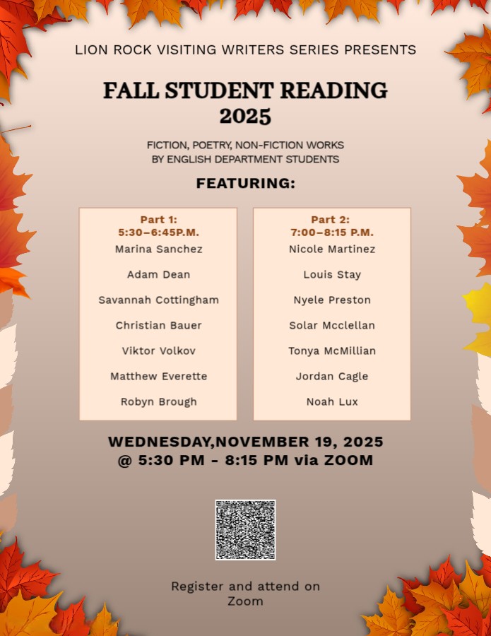 Poster for Lion Rock Student Reading