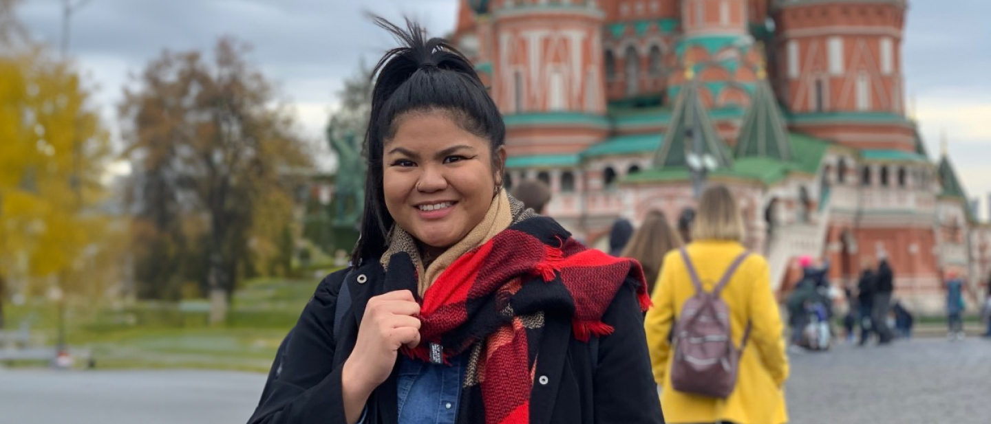 study abroad program participant in Russia