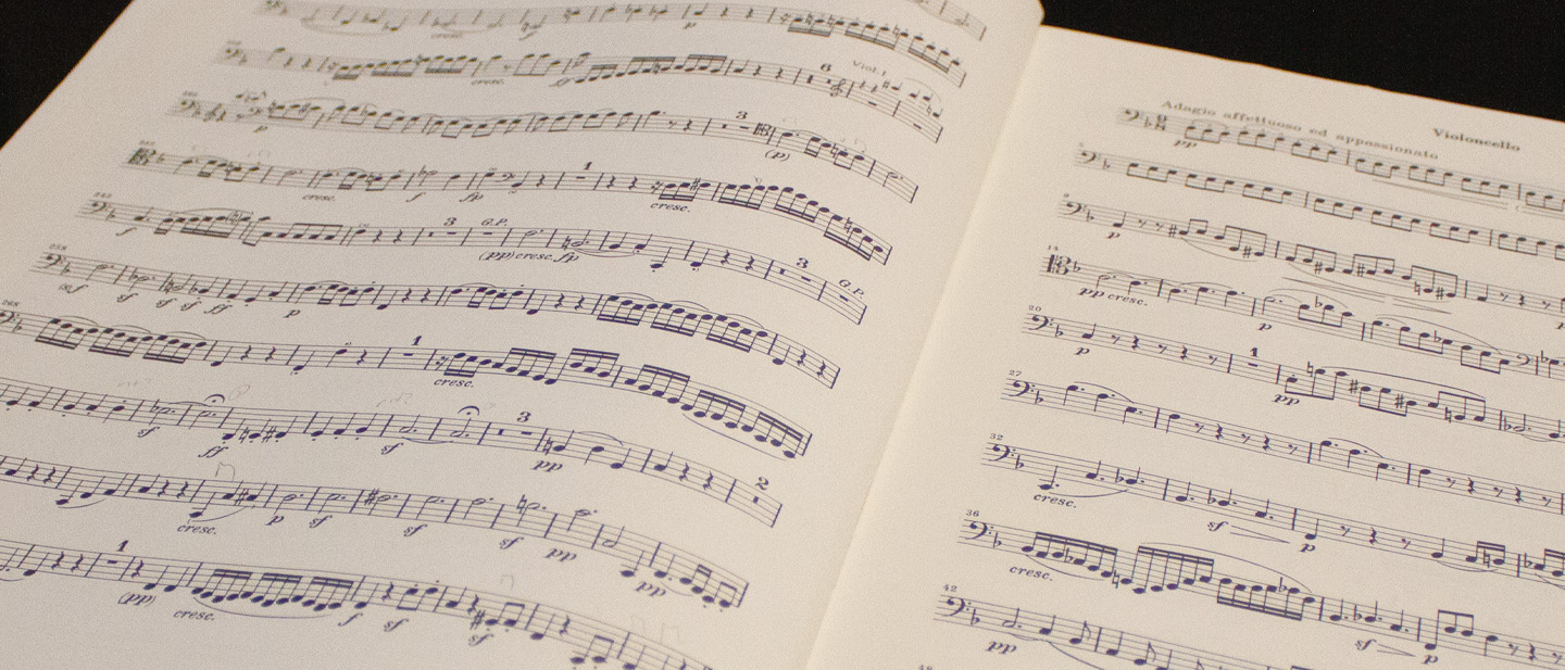 Wind Ensemble rehearing on concert hall stage.
