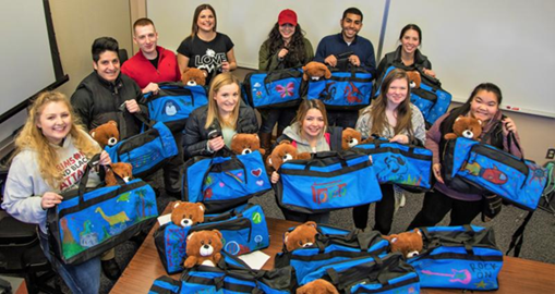 YESS Students with Handbags