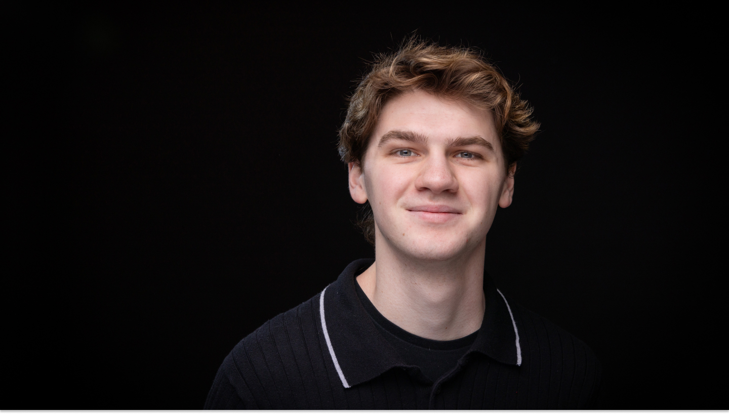 Student Jonathan posing for a photo