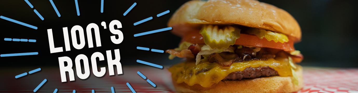 Lion's Rock Burgers and American Food