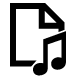  Icon of an audio file