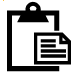 A copy and paste icon